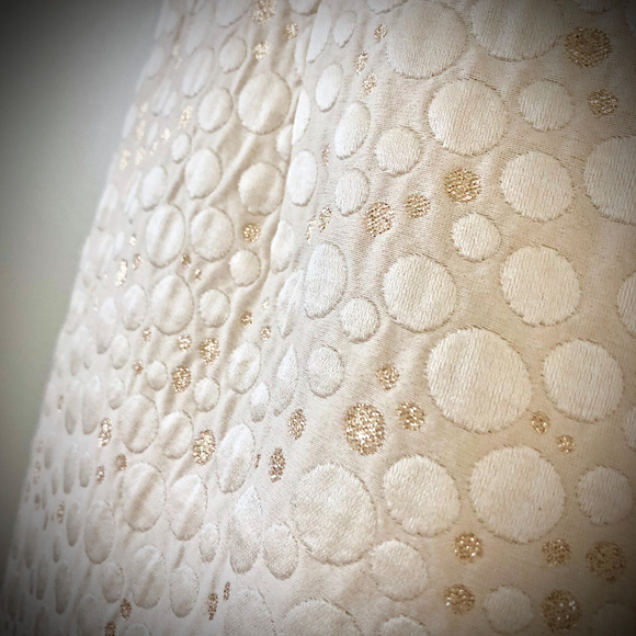 J. Crew Golden Bubbles Ivory Jacquard Pencil Skirt - Picture 4 of 6